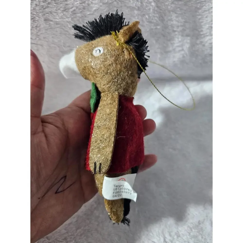 (3 pc) New Target Ornament Plush Horse Succulent Cactus Reindeer Different Sizes